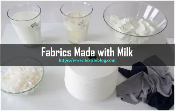 fabric made with milk