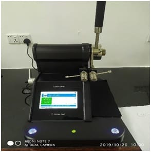 Tear strength testing machine