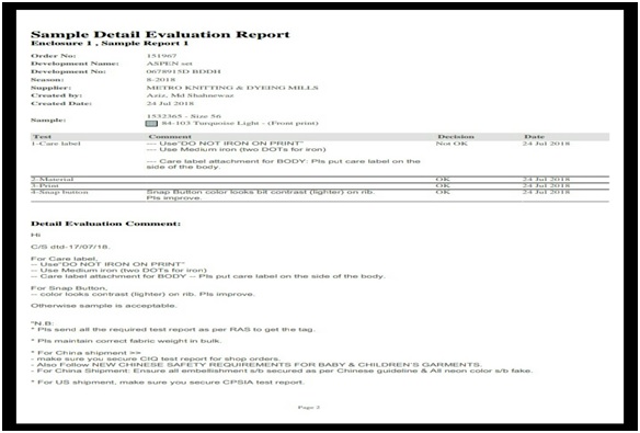 hm data collection report of different types of samples