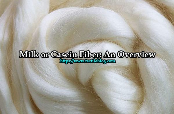 milk or casein fiber