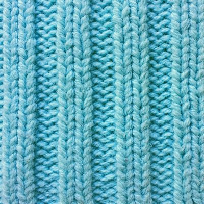 Rib stitch knit fabric