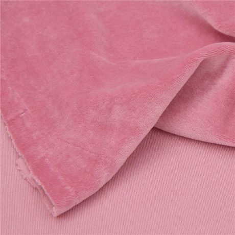 Velour knitted fabric