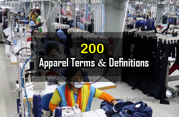 apparel terms