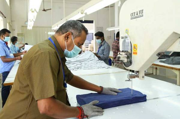 garment cutting section