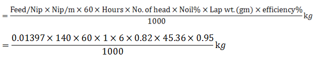 production calculation