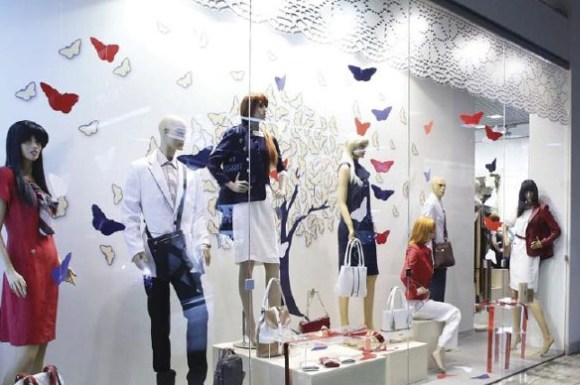 Manikins used in visual merchandising