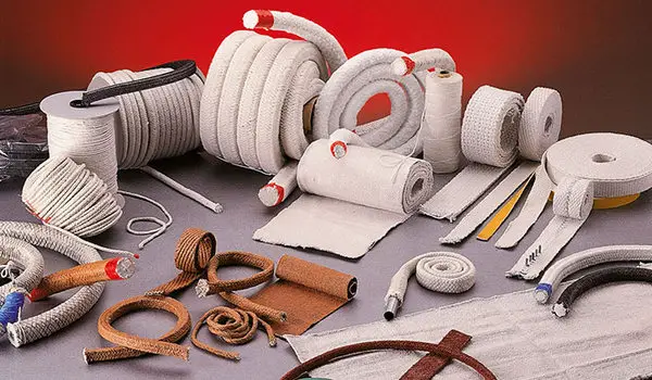 textile products of ceramic fibre