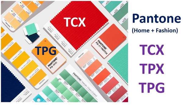 Pantone Color Guide in textile