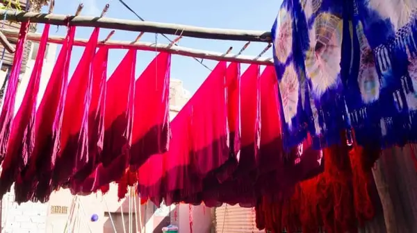 Cotton dyeing process