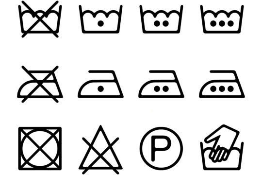 care labeling symbols