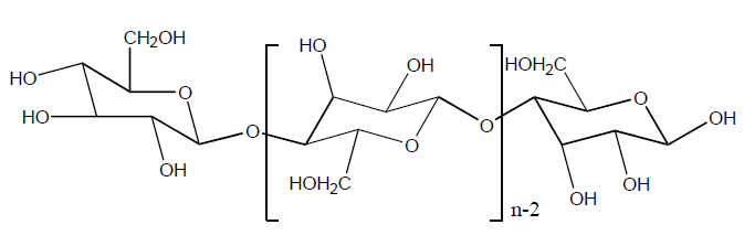 chemical structure of cellulose