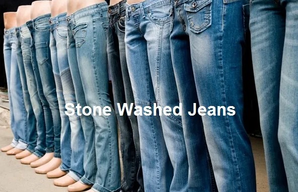 Stone washed jeans