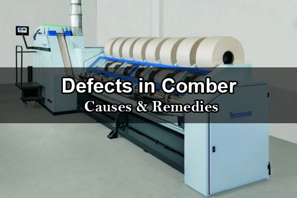 Các khuyết tật trong Comber