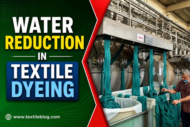 water reduction in textile dyeing