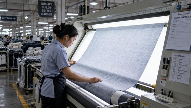 Fabric test for bulk production